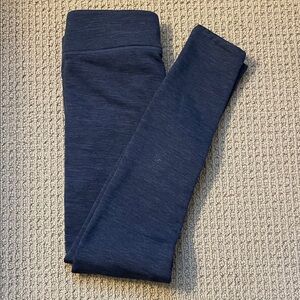 Athleta Girl polartec fleece Navy Blue Leggings